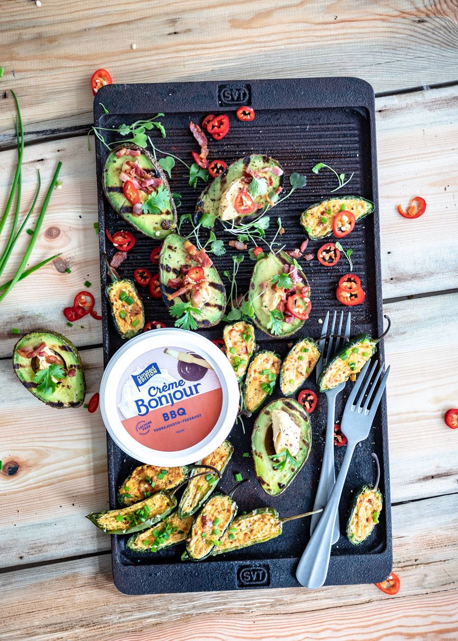 recipe image GRILLATUT AVOKADOT JA JALAPENOT