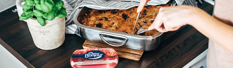 recipe image LASAGNE PINAATILLA JA LEHTIKAALILLA